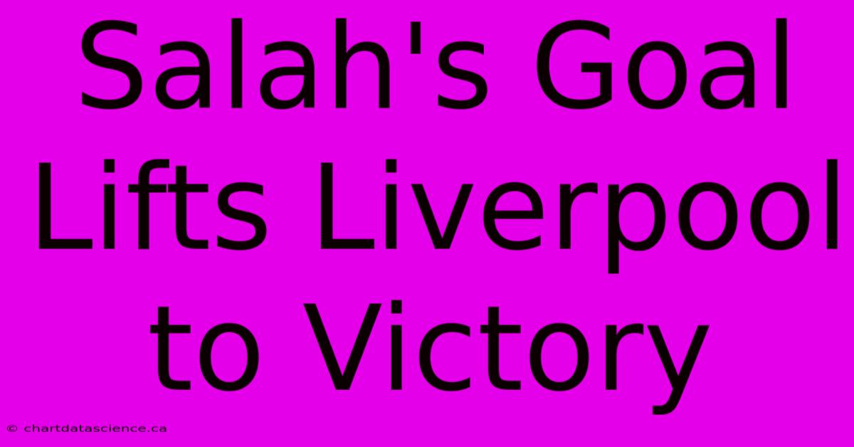 Salah's Goal Lifts Liverpool To Victory