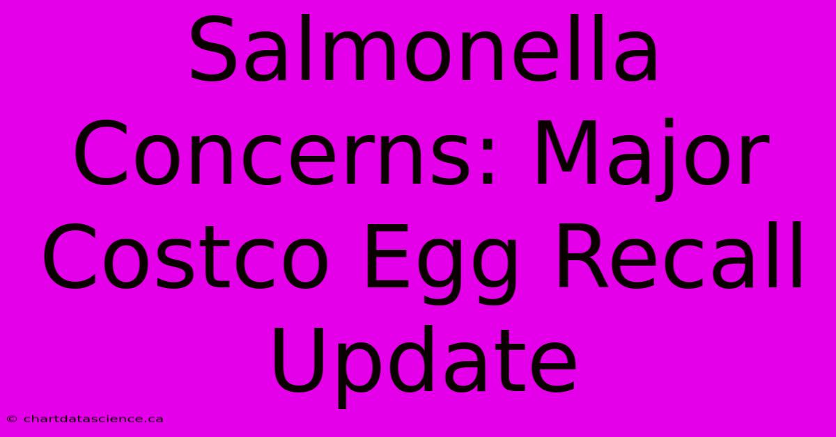 Salmonella Concerns: Major Costco Egg Recall Update