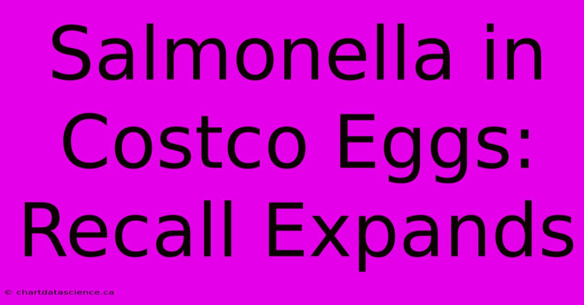 Salmonella In Costco Eggs: Recall Expands