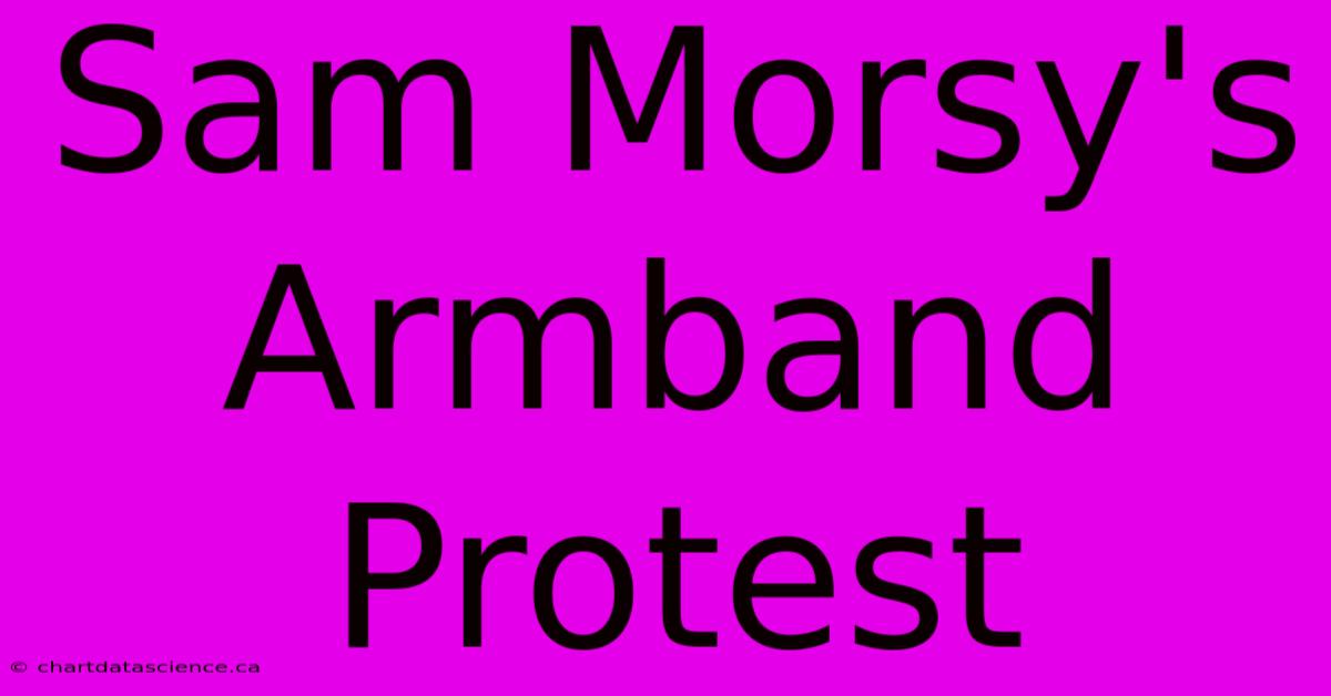 Sam Morsy's Armband Protest