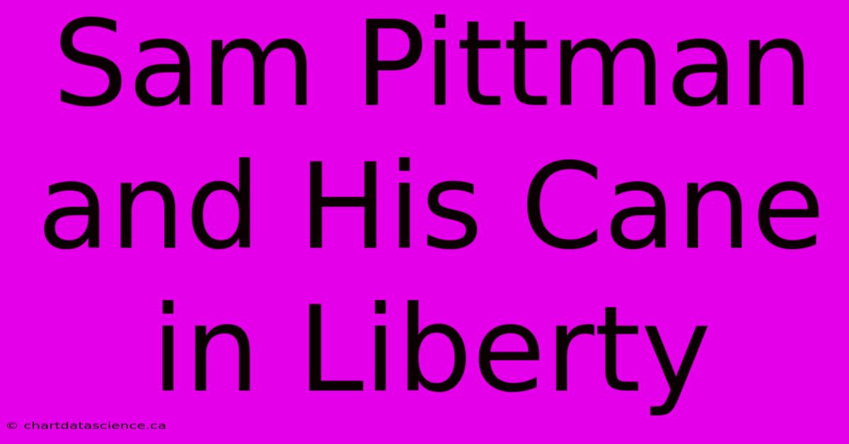 Sam Pittman And His Cane In Liberty