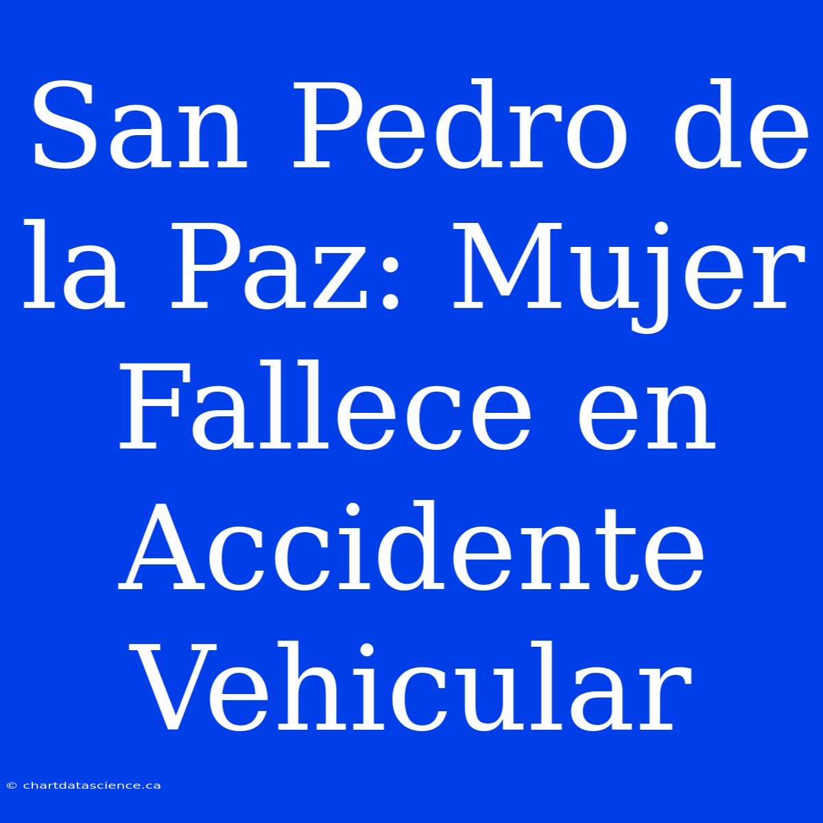 San Pedro De La Paz: Mujer Fallece En Accidente Vehicular