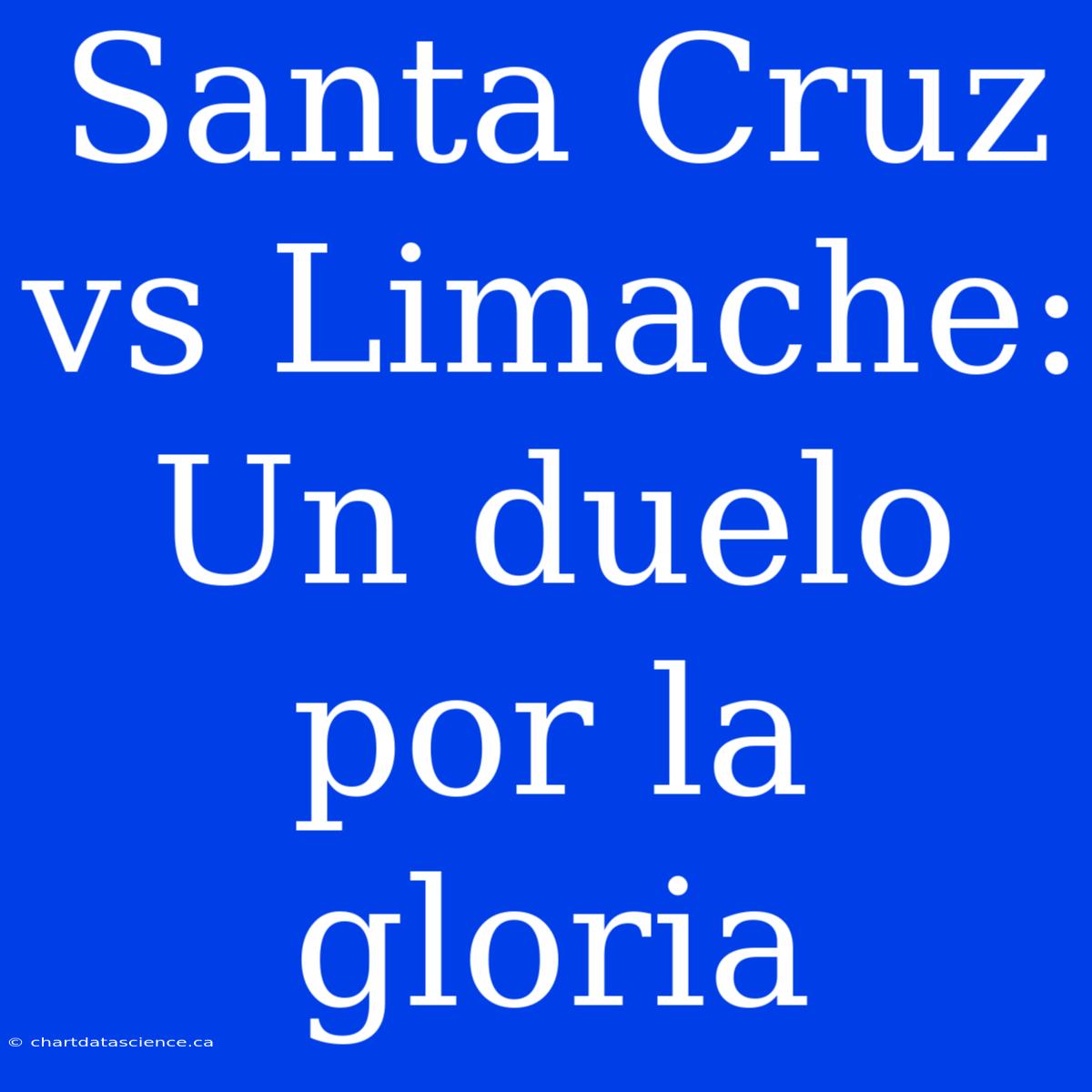 Santa Cruz Vs Limache: Un Duelo Por La Gloria