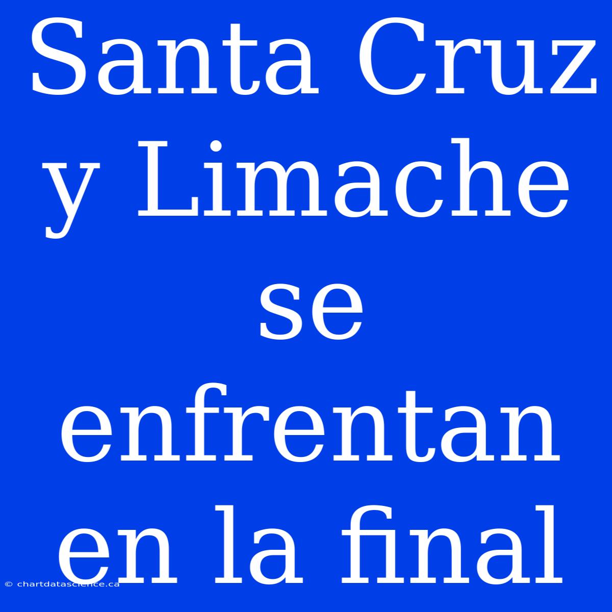 Santa Cruz Y Limache Se Enfrentan En La Final