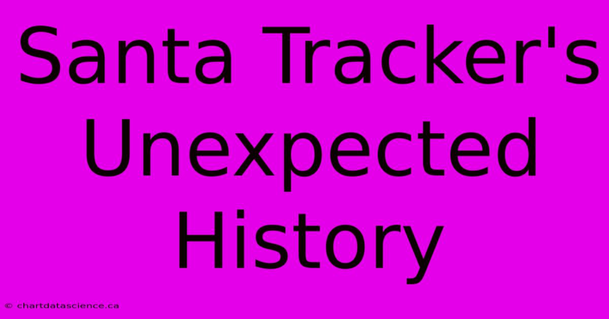 Santa Tracker's Unexpected History