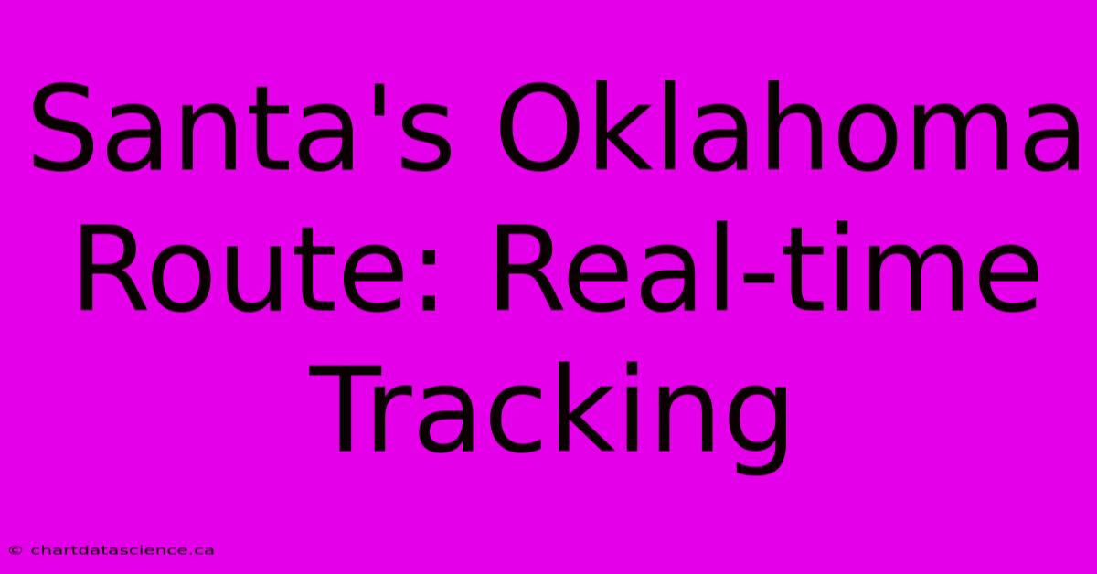 Santa's Oklahoma Route: Real-time Tracking