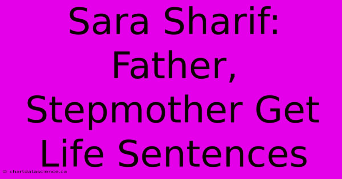 Sara Sharif: Father, Stepmother Get Life Sentences