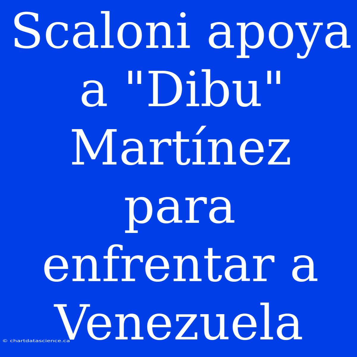 Scaloni Apoya A 