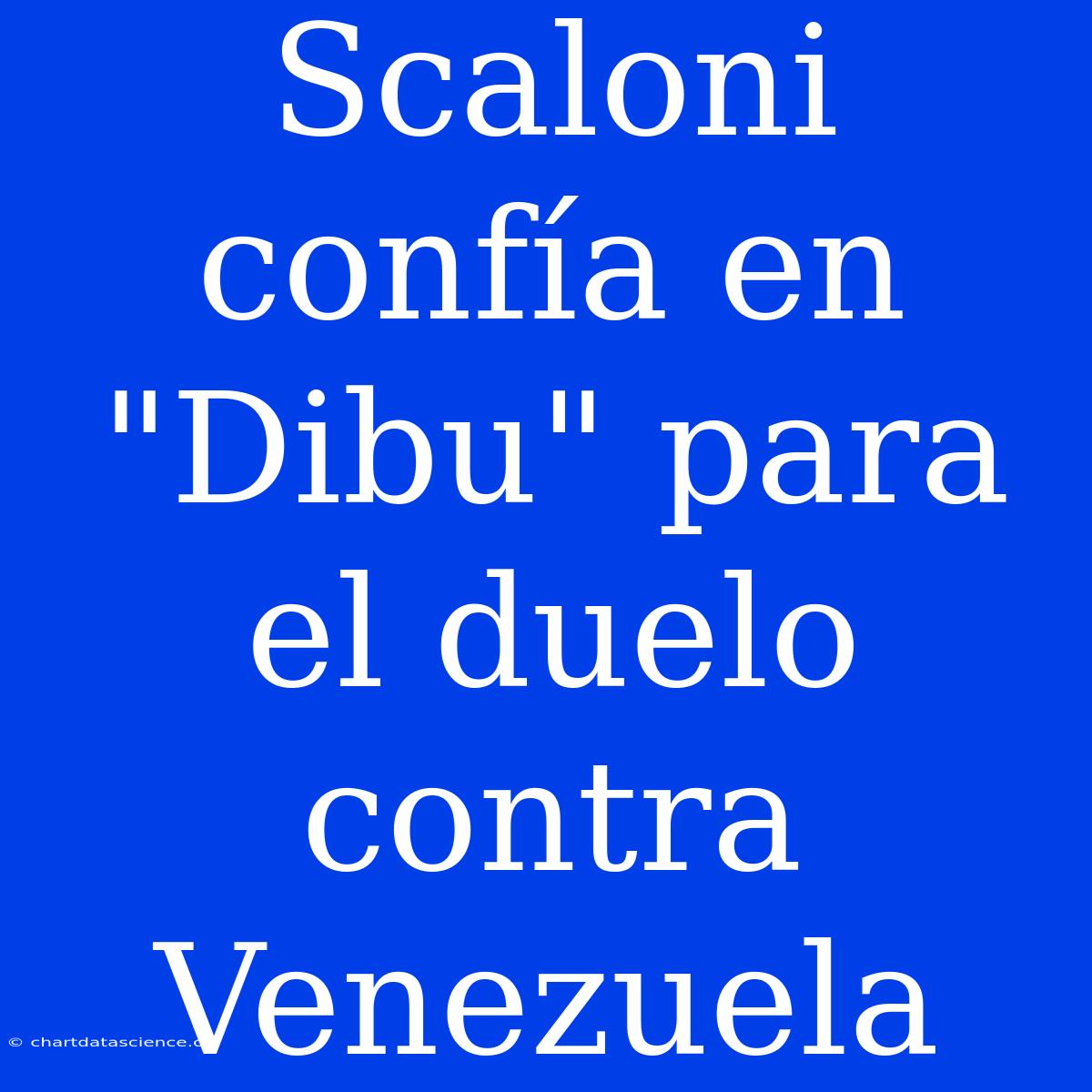 Scaloni Confía En 