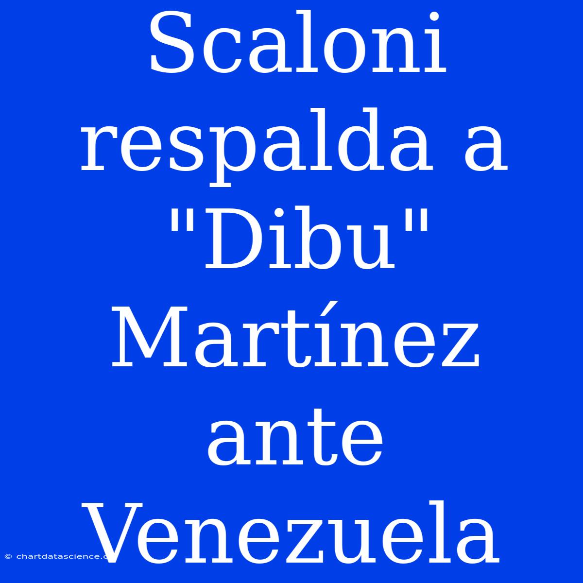 Scaloni Respalda A 