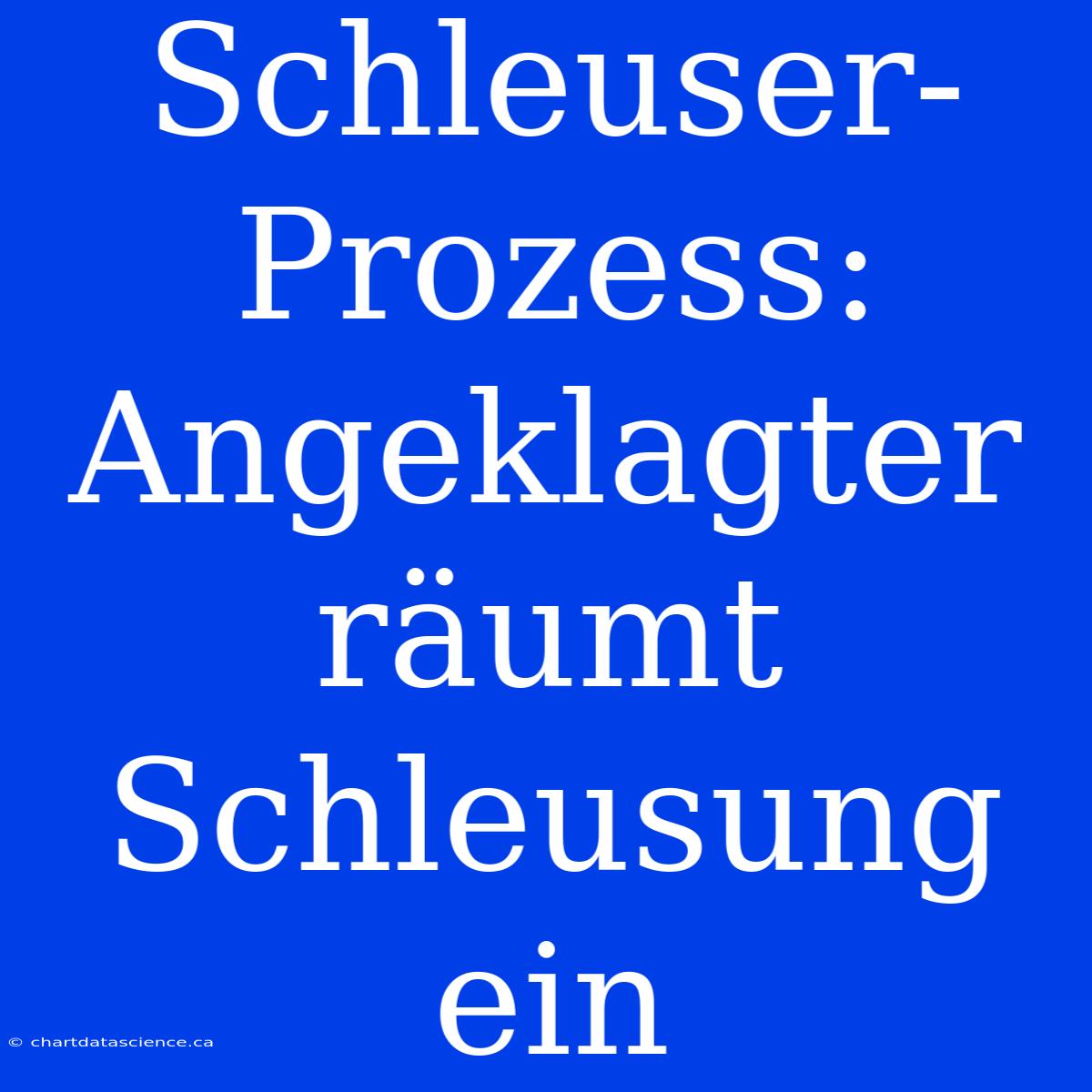 Schleuser-Prozess: Angeklagter Räumt Schleusung Ein