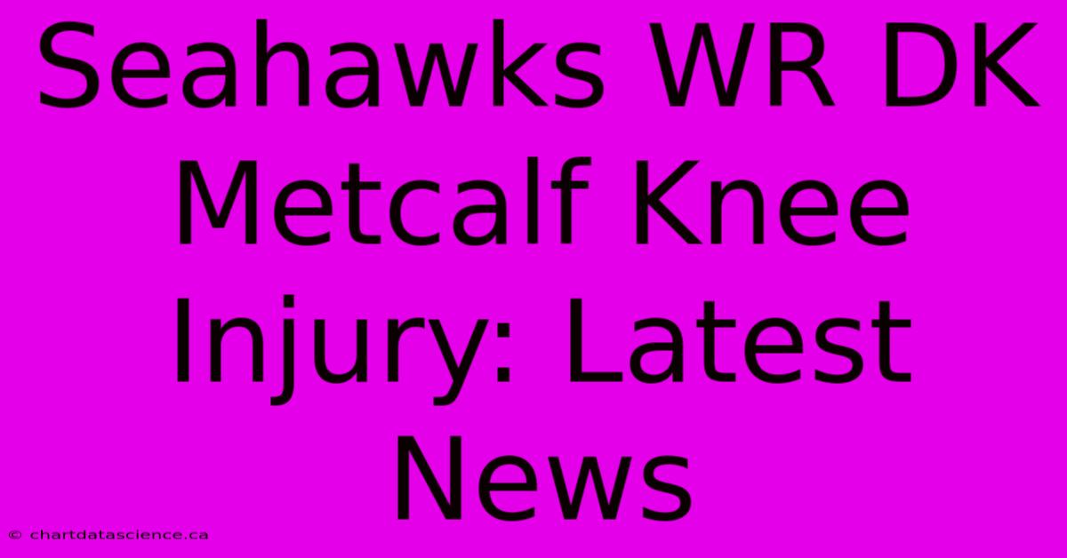 Seahawks WR DK Metcalf Knee Injury: Latest News