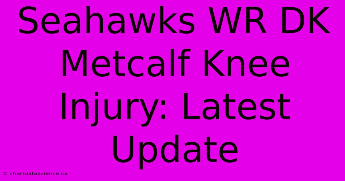 Seahawks WR DK Metcalf Knee Injury: Latest Update