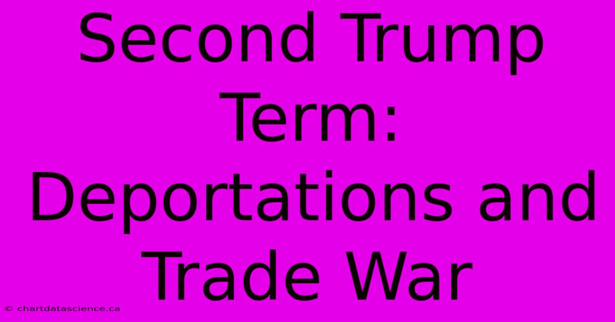 Second Trump Term: Deportations And Trade War