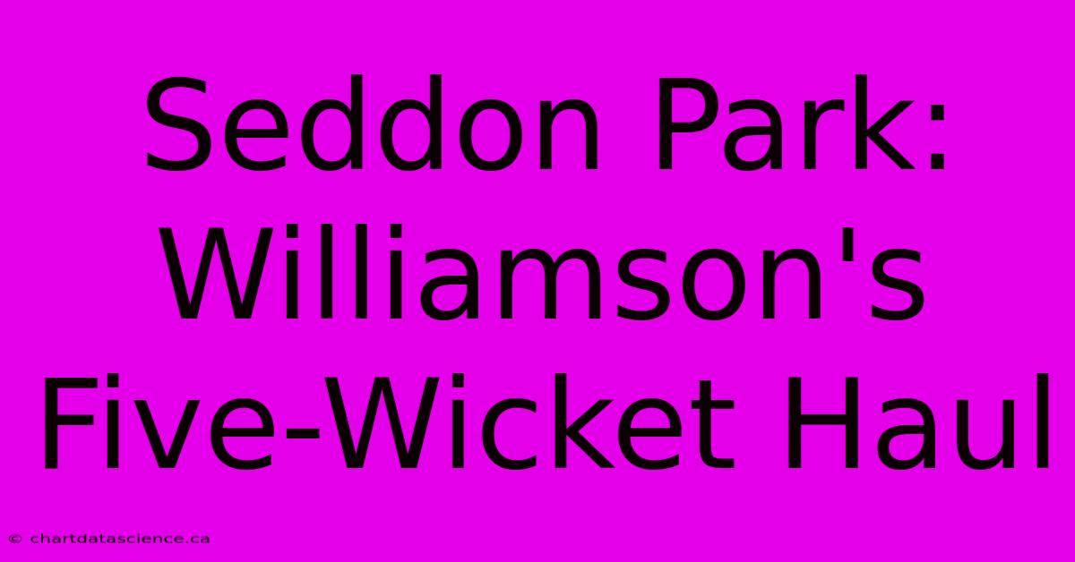 Seddon Park: Williamson's Five-Wicket Haul