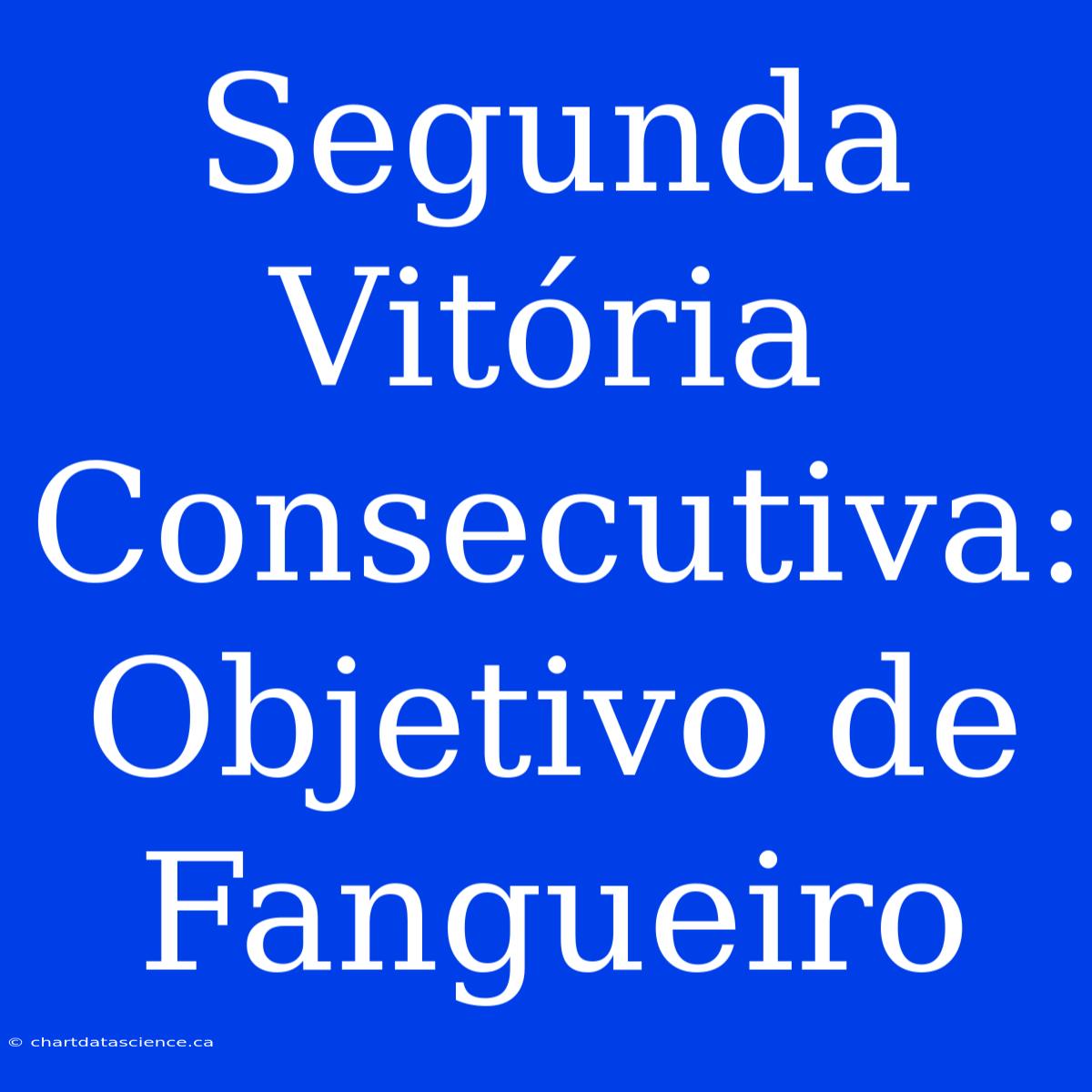 Segunda Vitória Consecutiva: Objetivo De Fangueiro