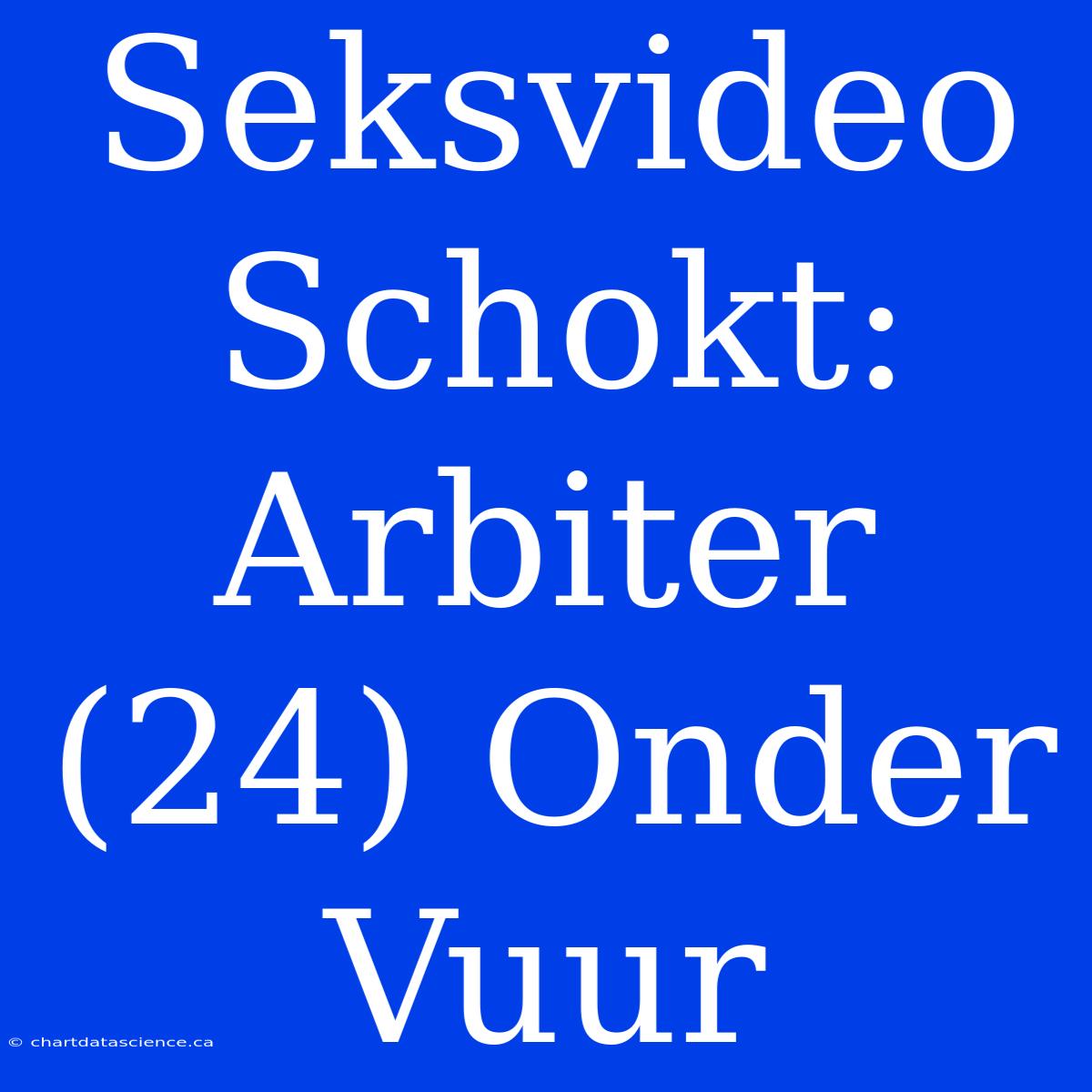 Seksvideo Schokt: Arbiter (24) Onder Vuur