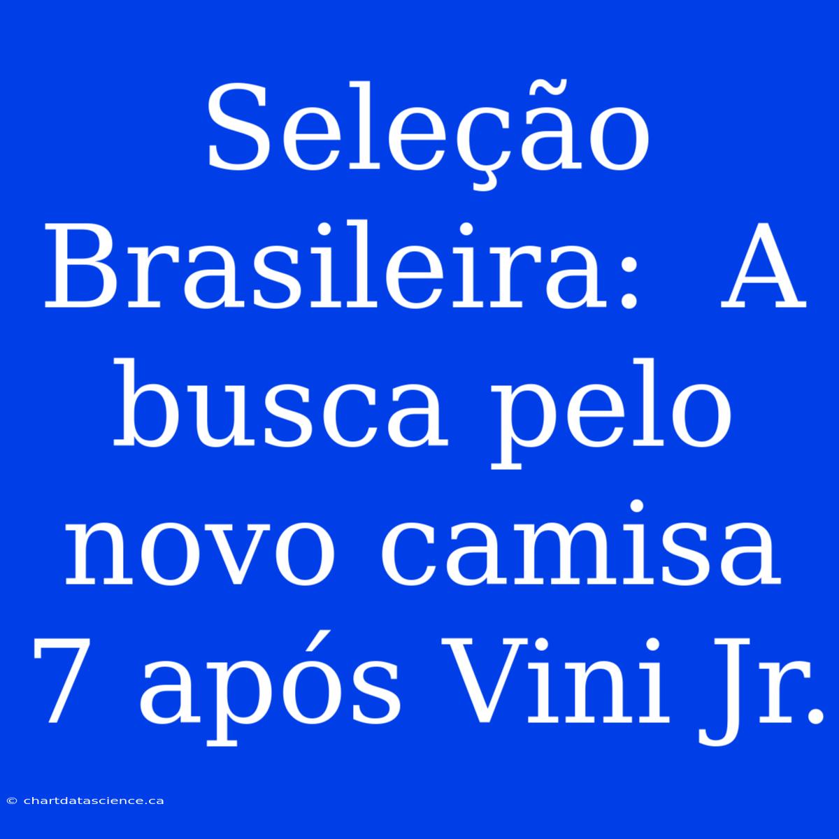 Seleção Brasileira:  A Busca Pelo Novo Camisa 7 Após Vini Jr.