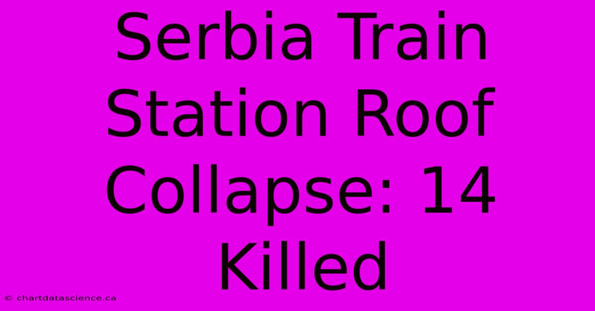 Serbia Train Station Roof Collapse: 14 Killed