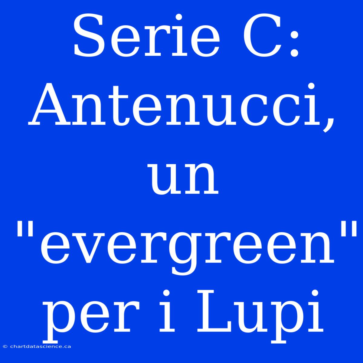 Serie C: Antenucci, Un 