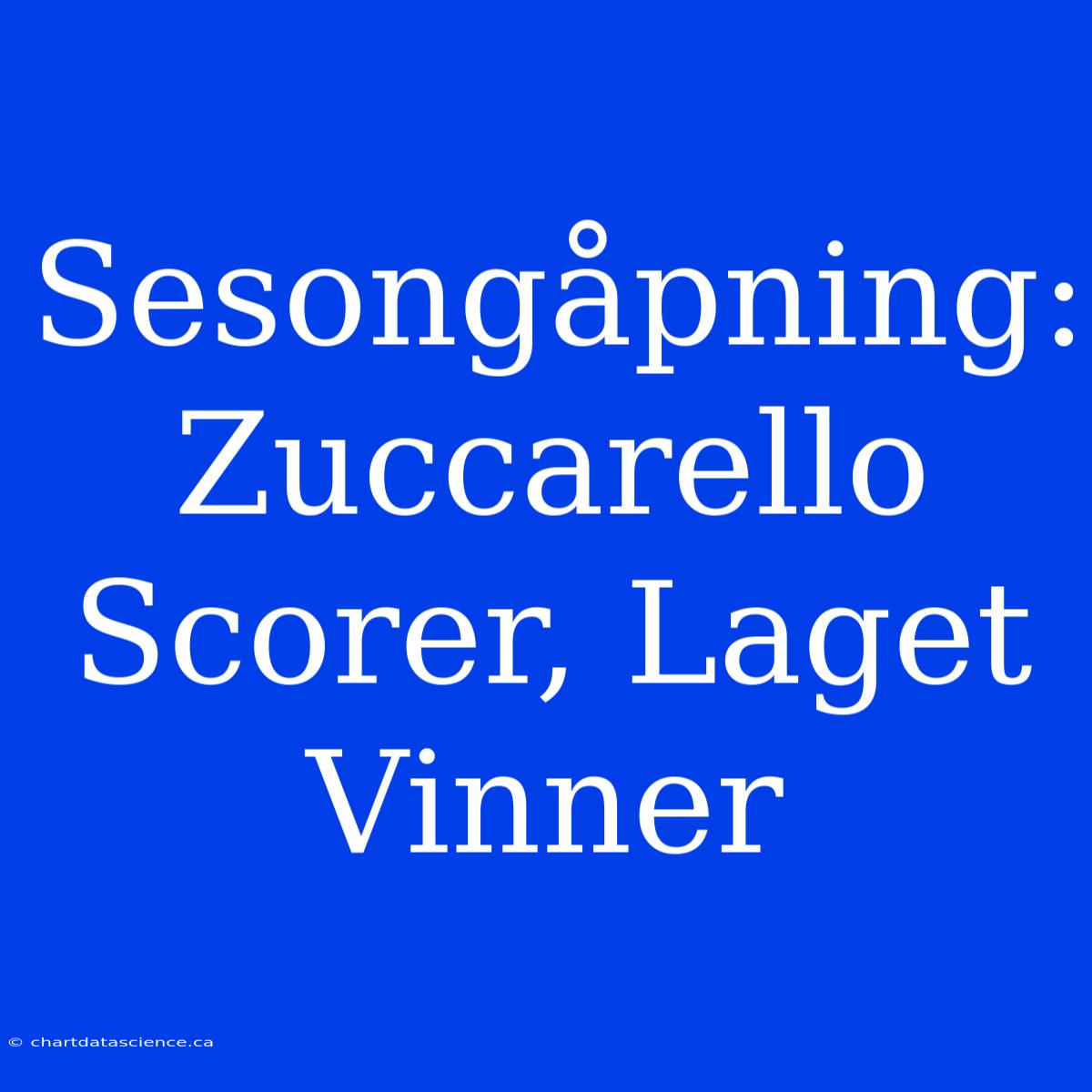 Sesongåpning: Zuccarello Scorer, Laget Vinner