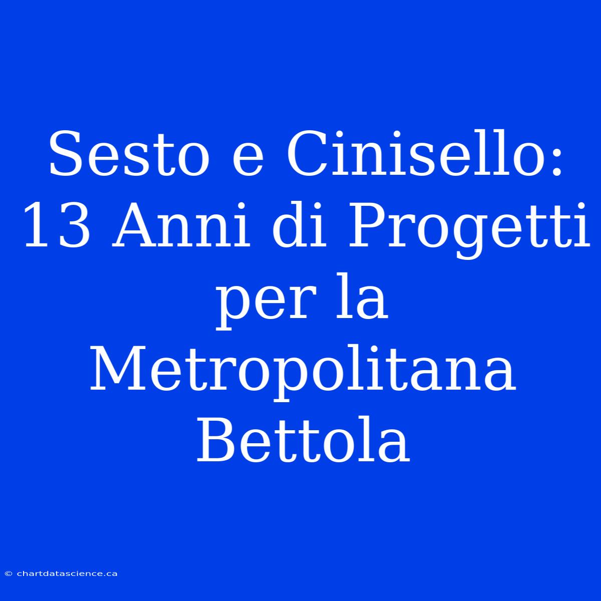 Sesto E Cinisello: 13 Anni Di Progetti Per La Metropolitana Bettola