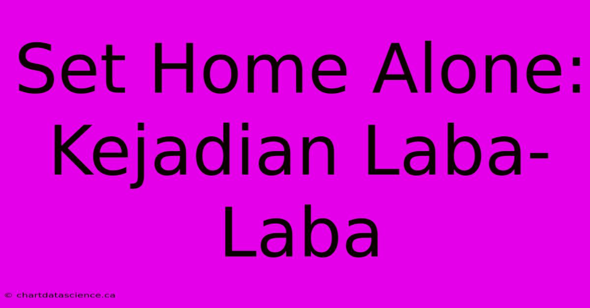 Set Home Alone: Kejadian Laba-Laba