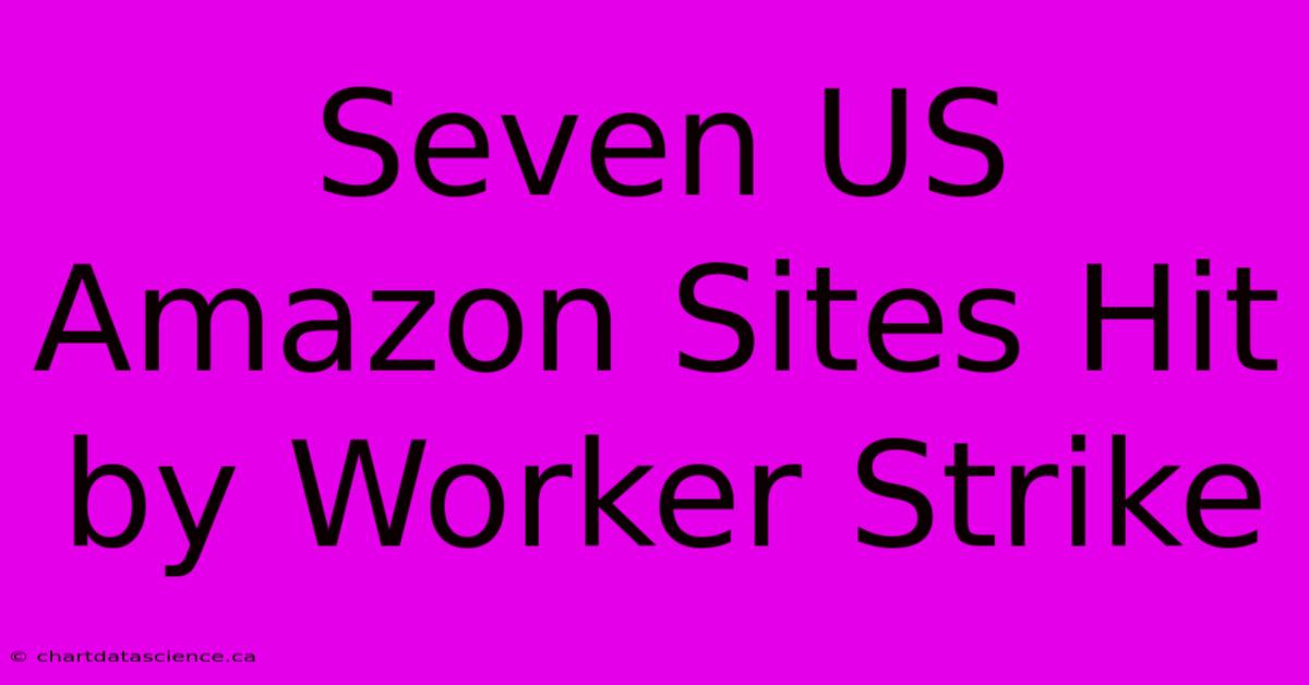 Seven US Amazon Sites Hit By Worker Strike