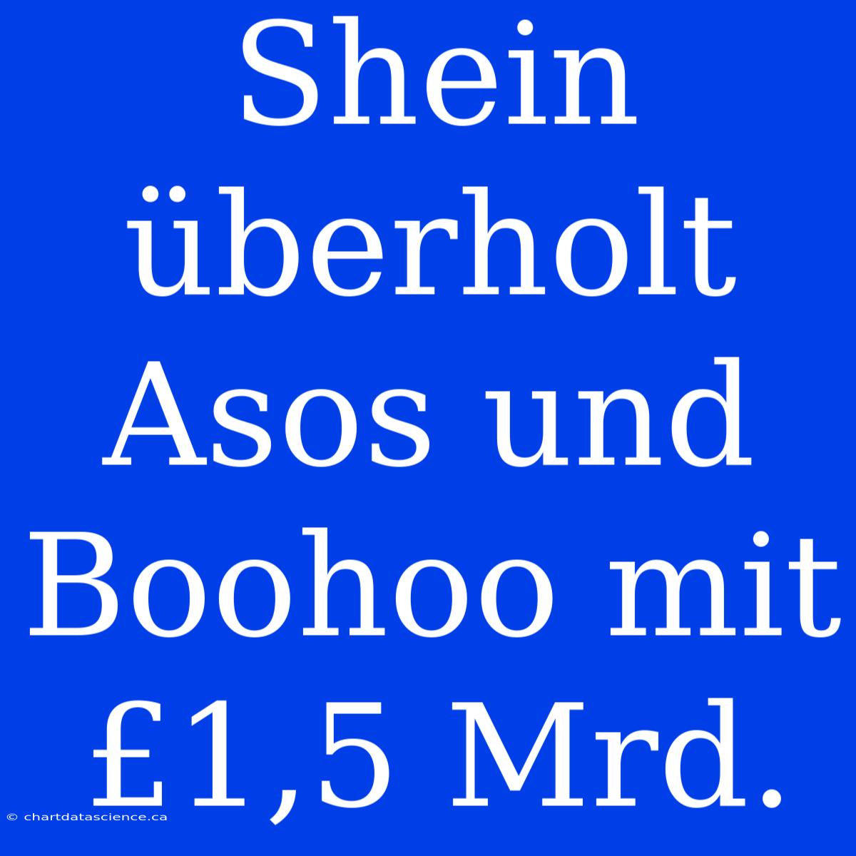 Shein Überholt Asos Und Boohoo Mit £1,5 Mrd.