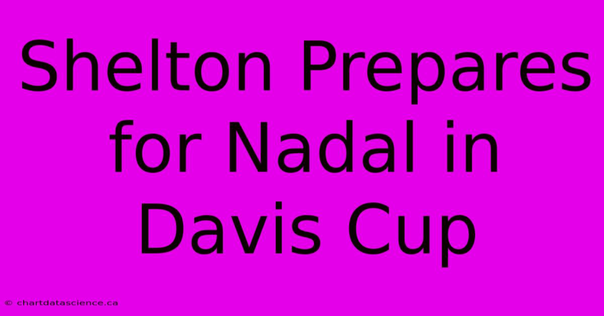 Shelton Prepares For Nadal In Davis Cup 