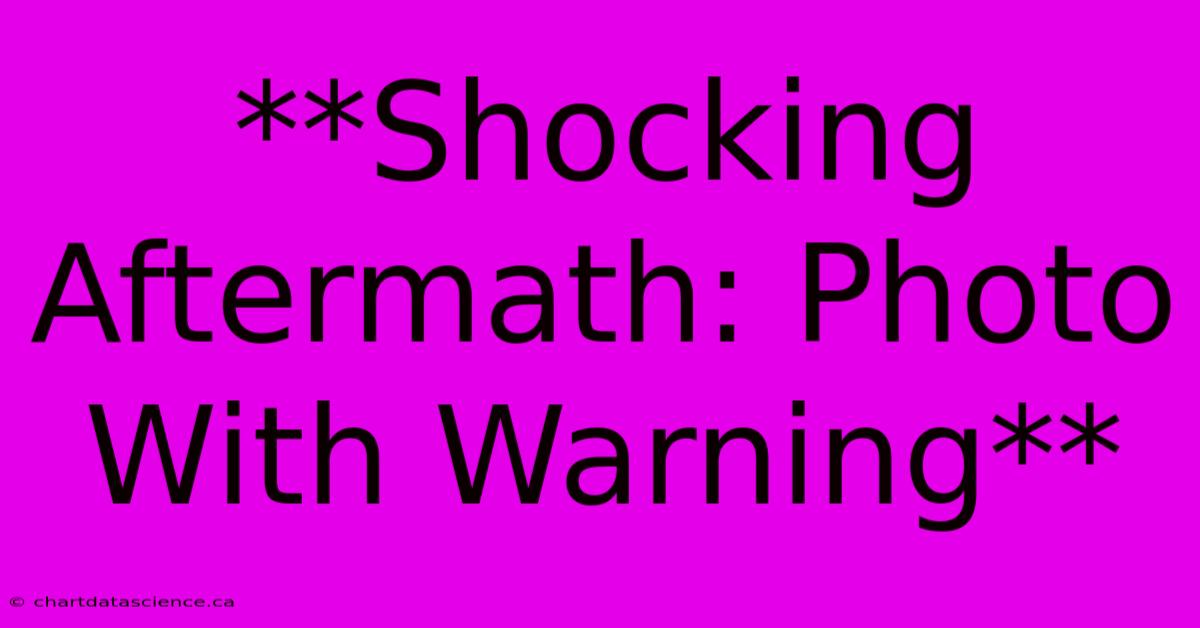 **Shocking Aftermath: Photo With Warning** 