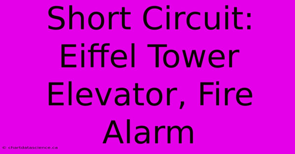 Short Circuit: Eiffel Tower Elevator, Fire Alarm