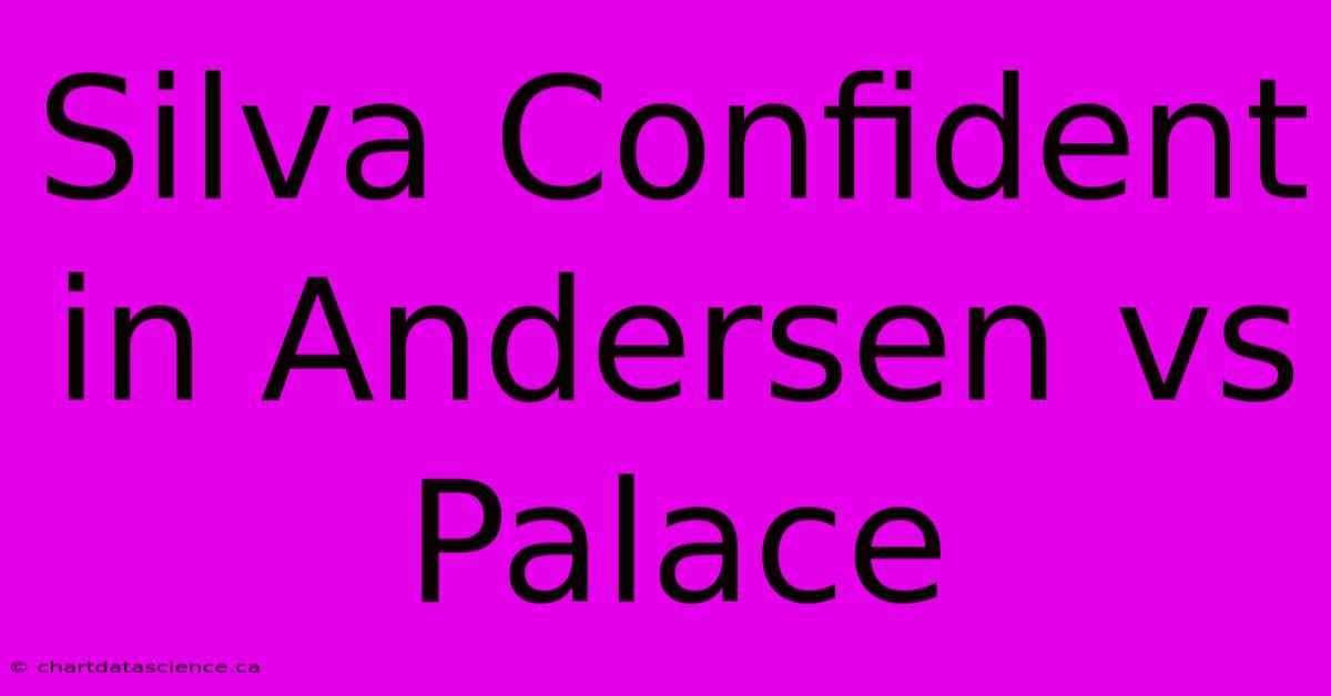 Silva Confident In Andersen Vs Palace