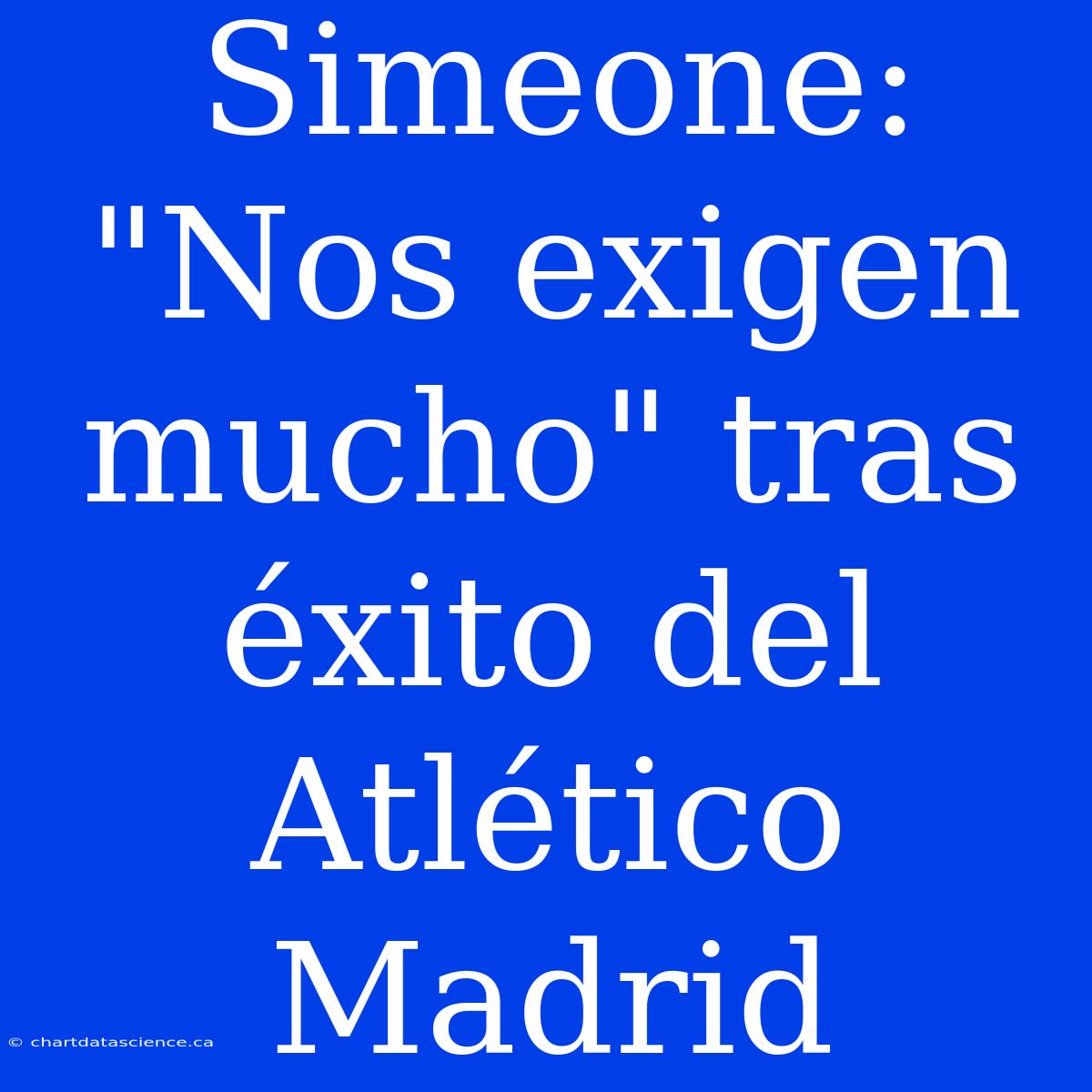 Simeone: 