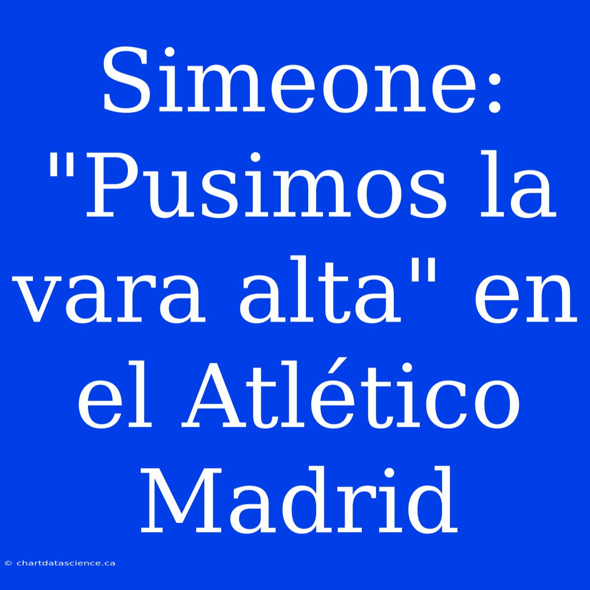 Simeone: 