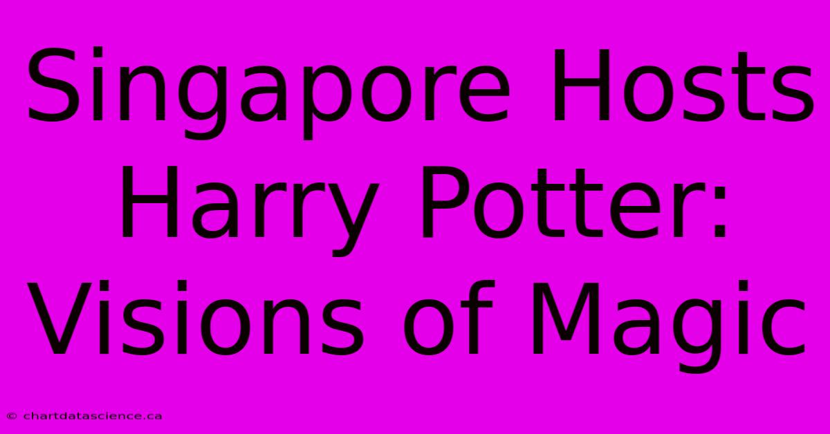 Singapore Hosts Harry Potter: Visions Of Magic