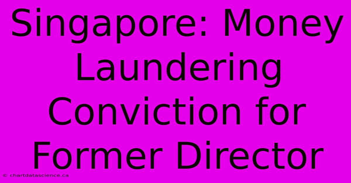 Singapore: Money Laundering Conviction For Former Director