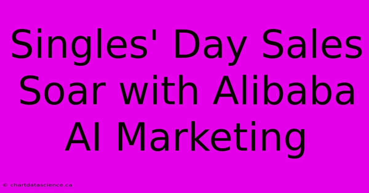 Singles' Day Sales Soar With Alibaba AI Marketing