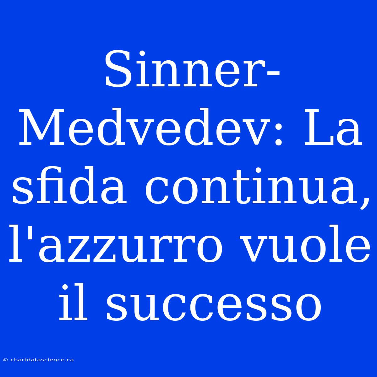 Sinner-Medvedev: La Sfida Continua, L'azzurro Vuole Il Successo