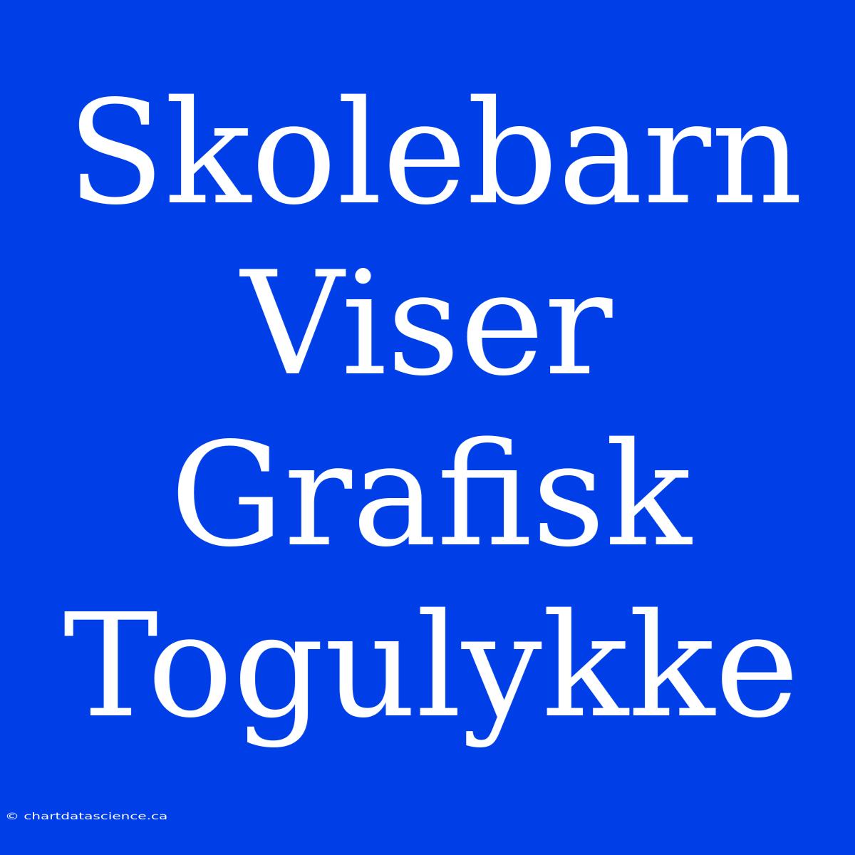 Skolebarn Viser Grafisk Togulykke