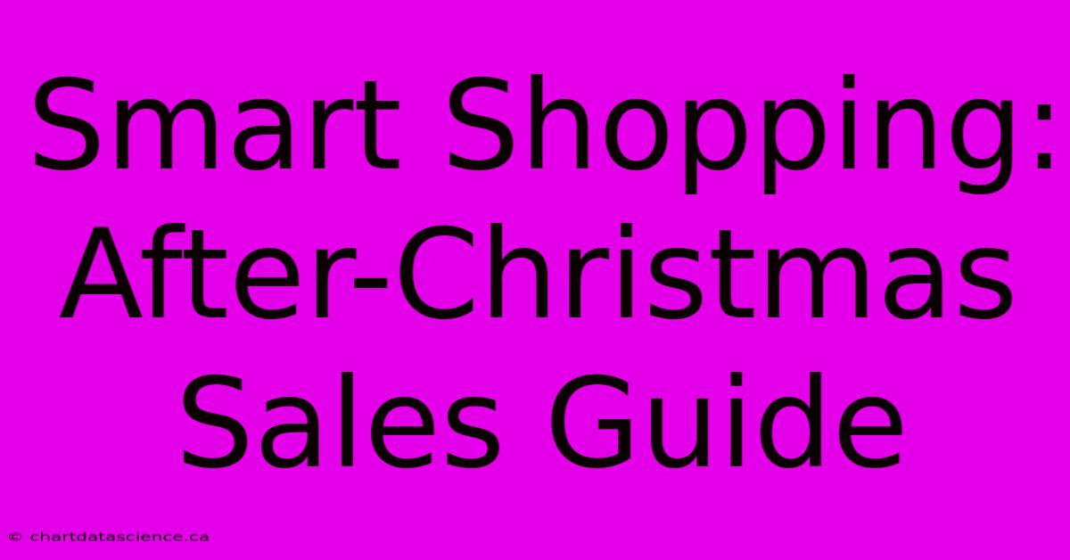 Smart Shopping: After-Christmas Sales Guide