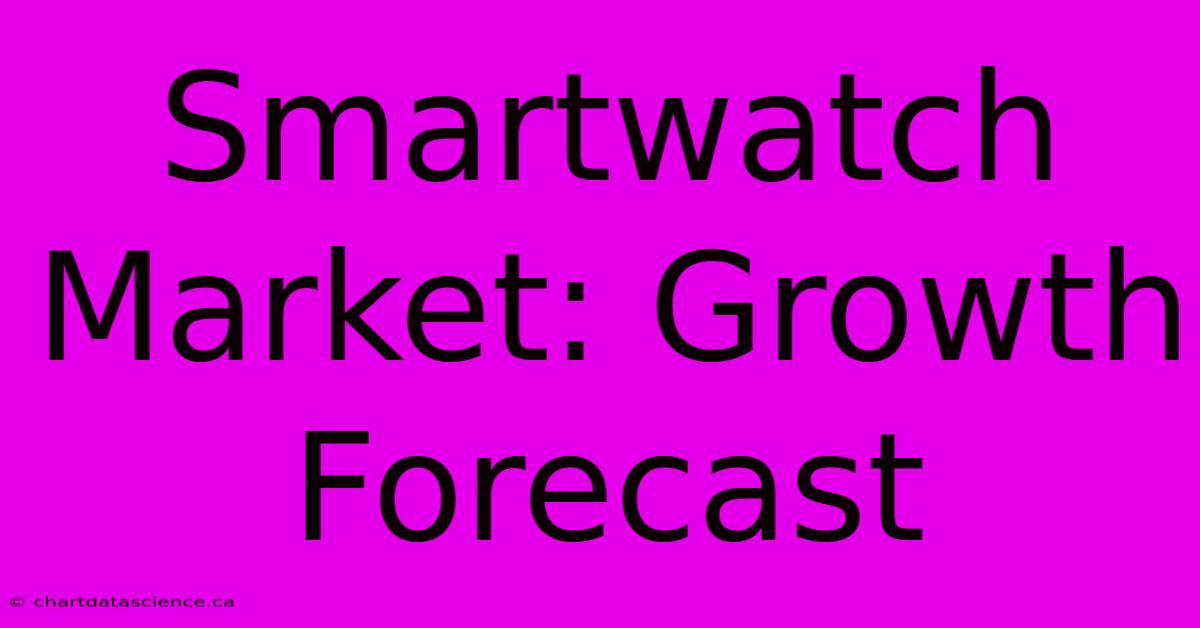 Smartwatch Market: Growth Forecast