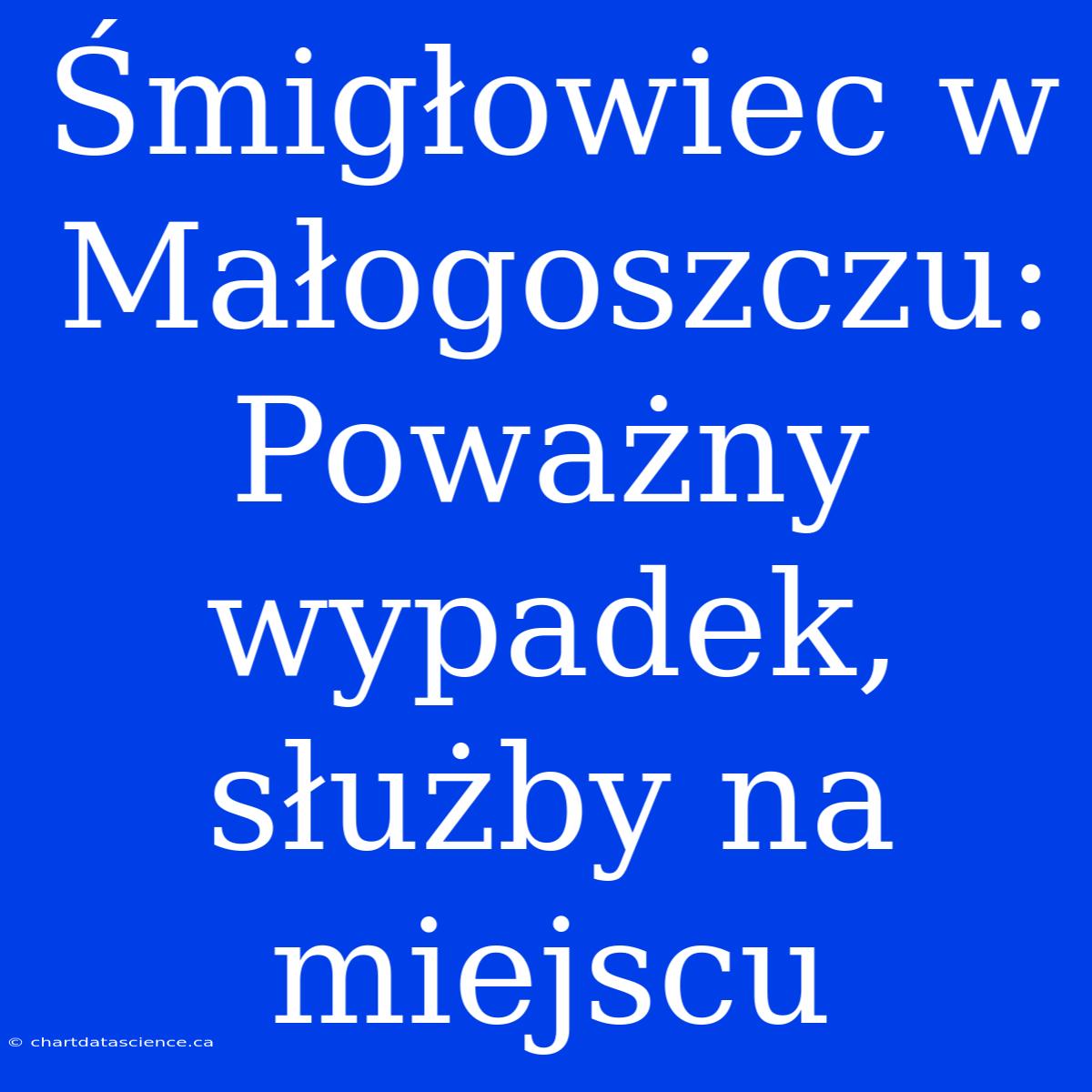 Śmigłowiec W Małogoszczu: Poważny Wypadek, Służby Na Miejscu