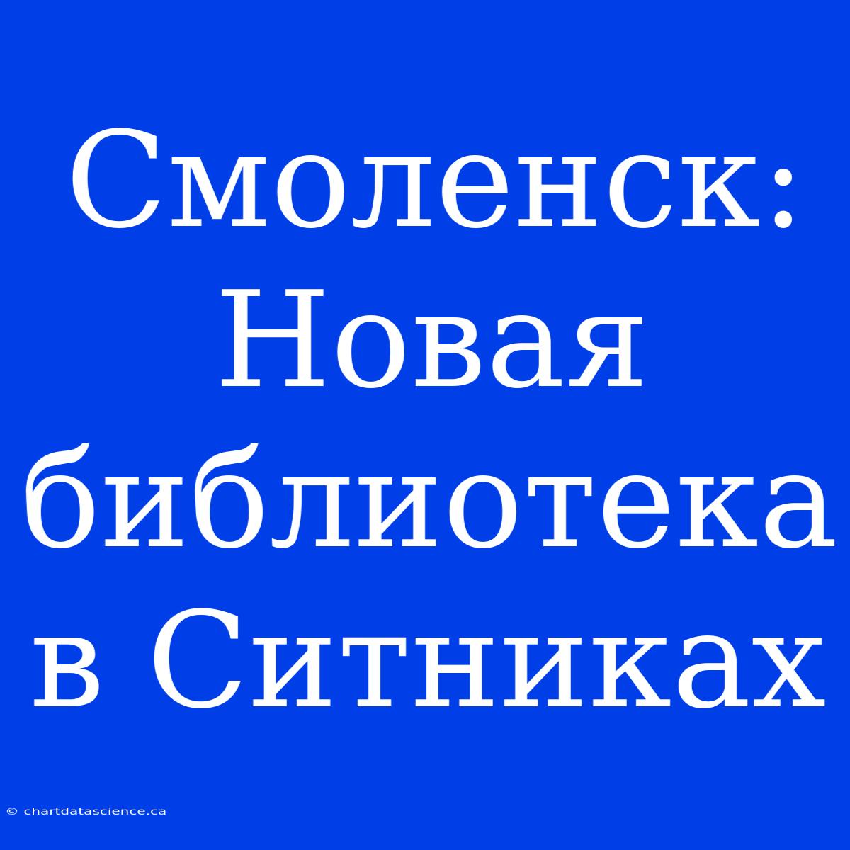 Смоленск: Новая Библиотека В Ситниках