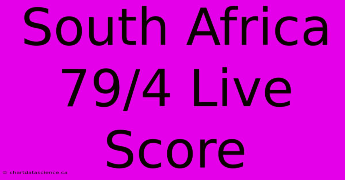 South Africa 79/4 Live Score