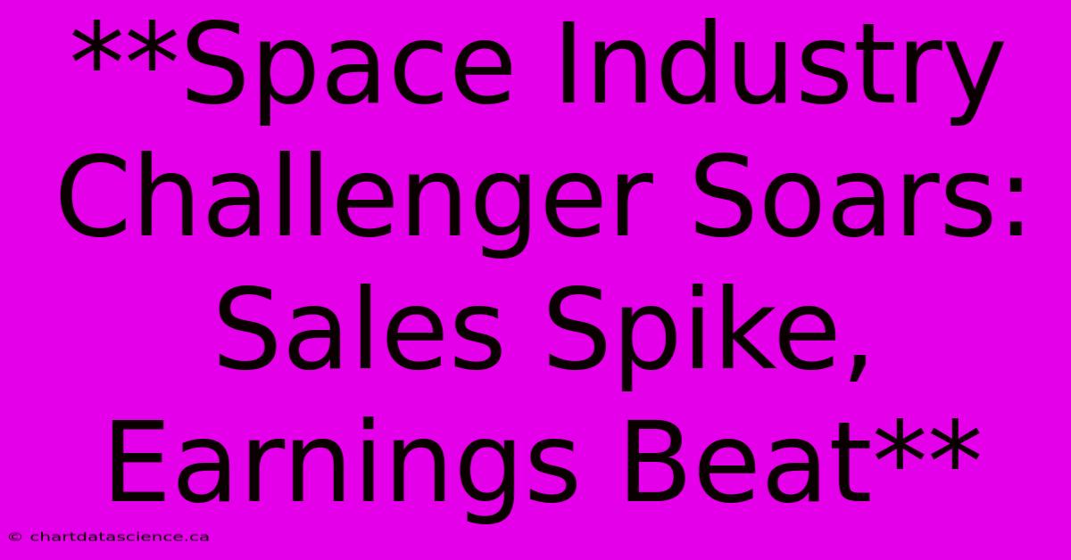 **Space Industry Challenger Soars: Sales Spike, Earnings Beat**