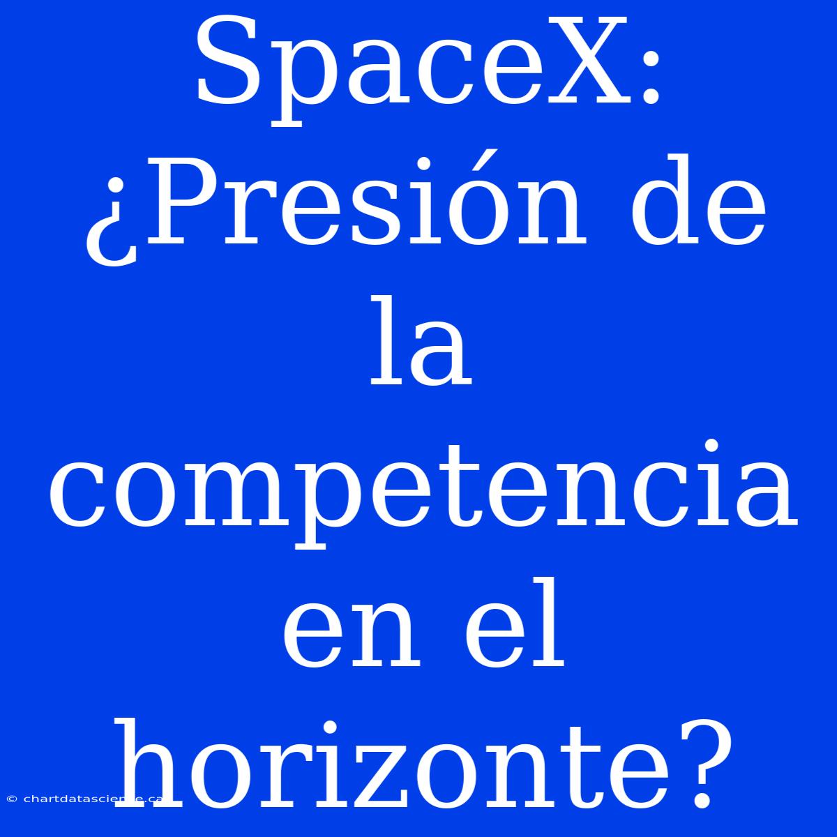 SpaceX: ¿Presión De La Competencia En El Horizonte?