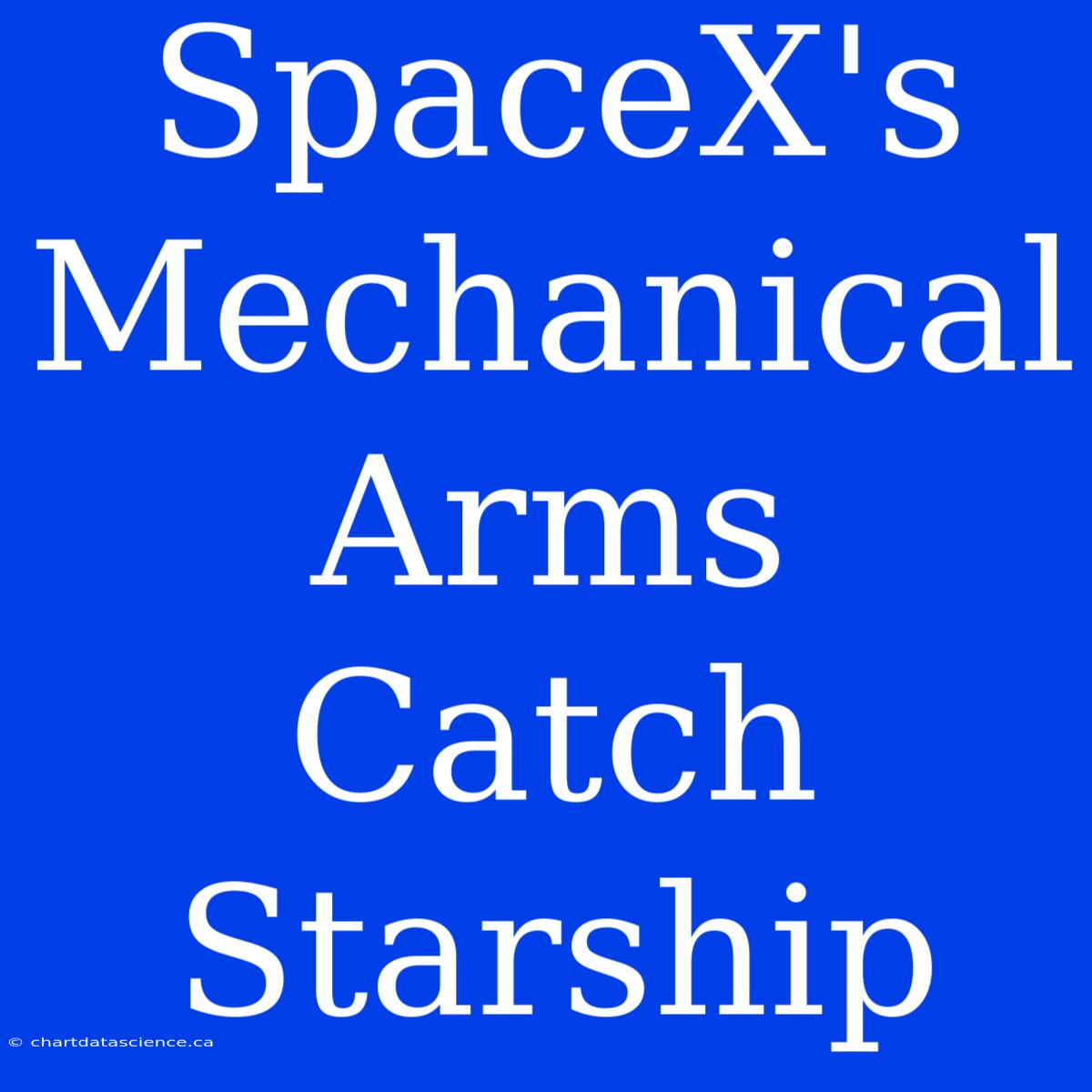 SpaceX's Mechanical Arms Catch Starship