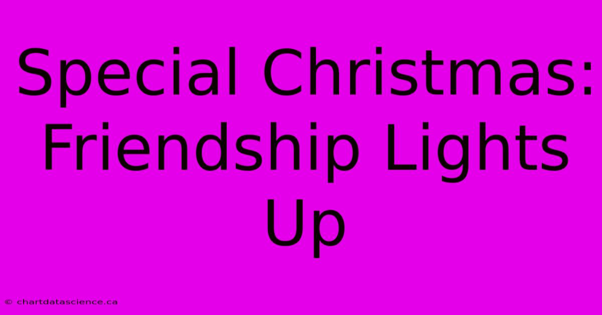 Special Christmas: Friendship Lights Up