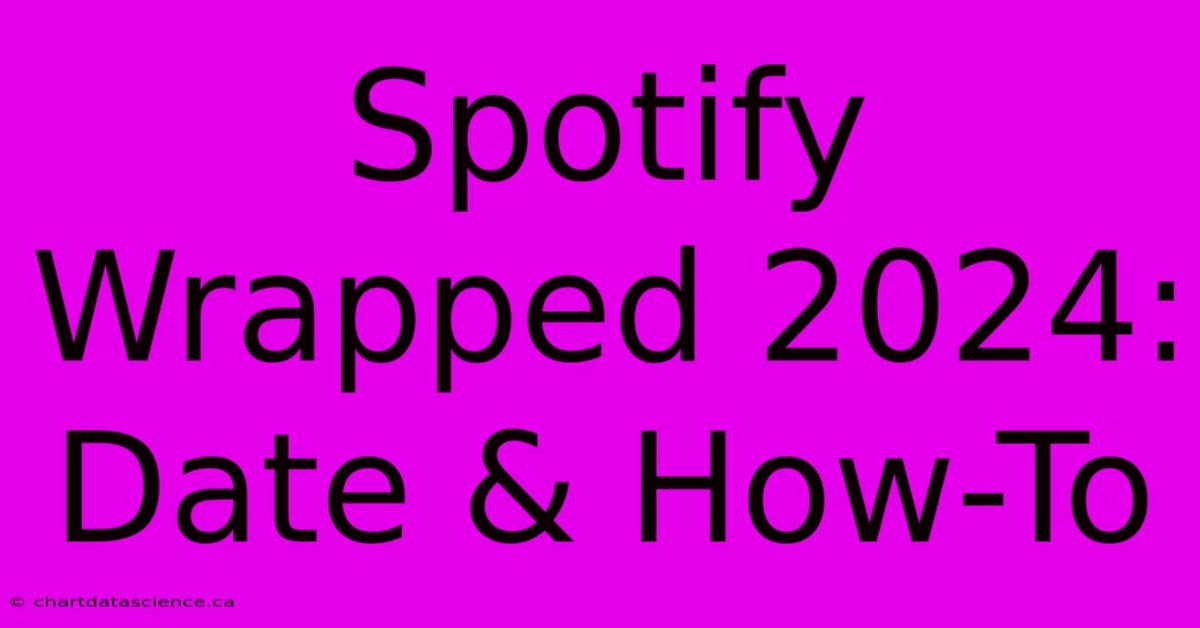 Spotify Wrapped 2024: Date & How-To